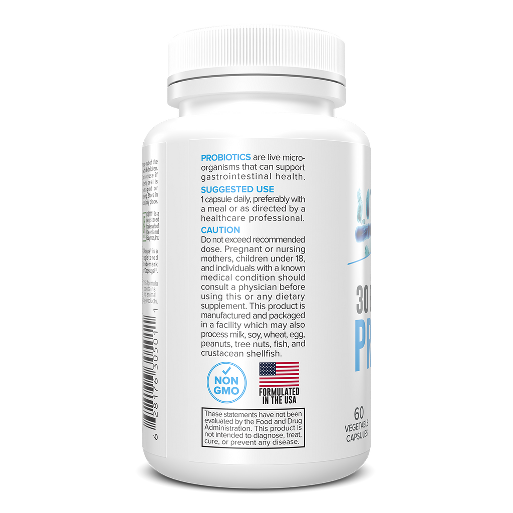 Portions Master 30 Billion Probiotic Left