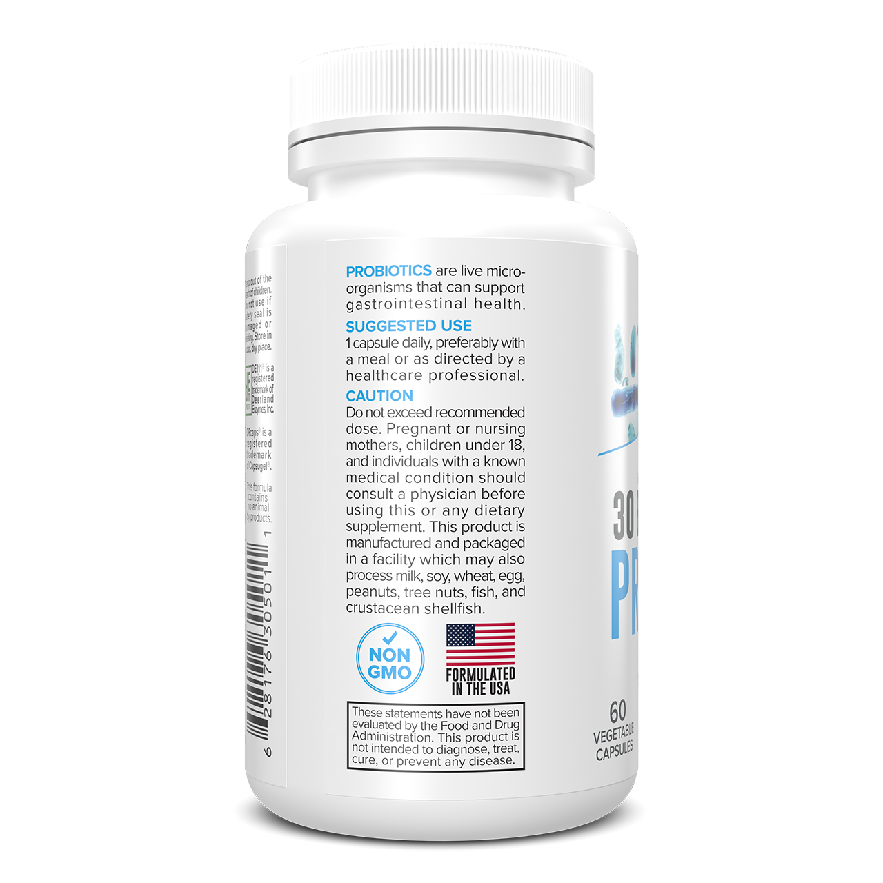 Portions Master 30 Billion Probiotic Left