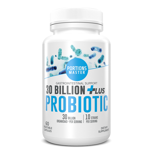 Portions Master 30 Billion Probiotic Front