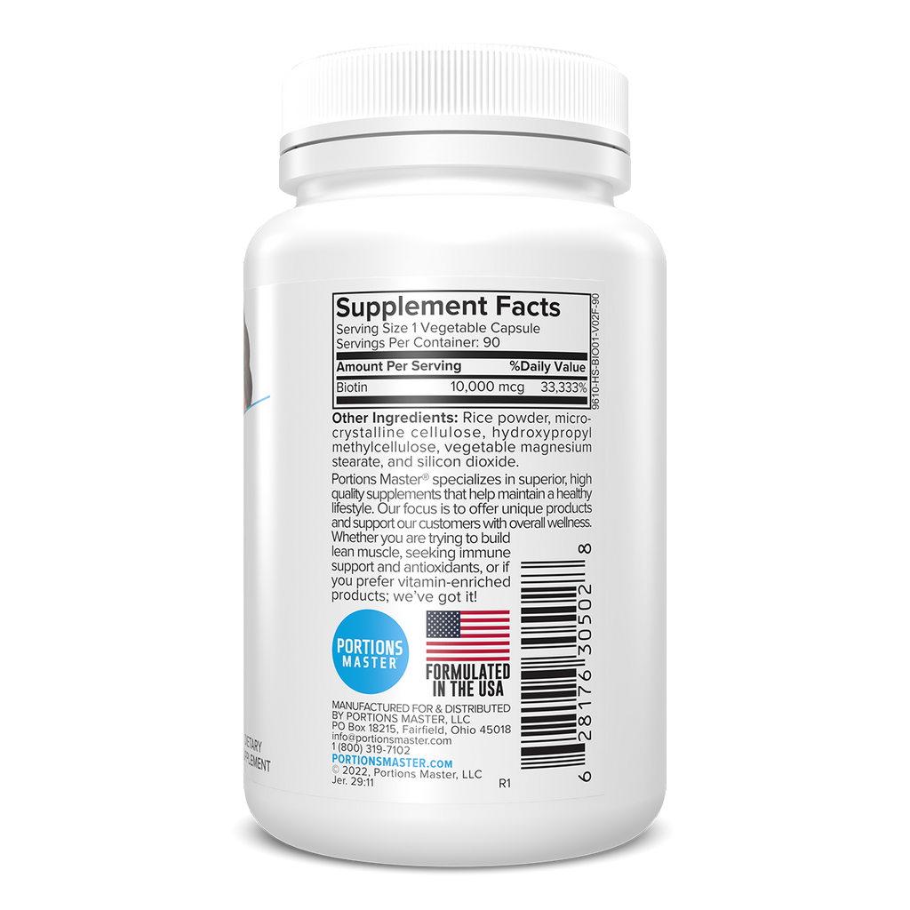 Portions Master Biotin Right