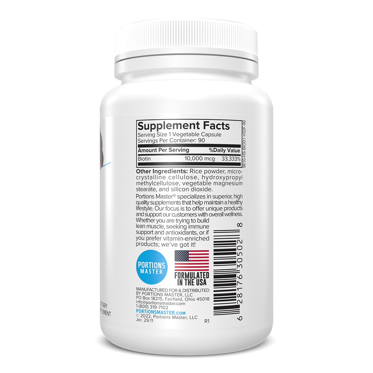 Portions Master Biotin Right