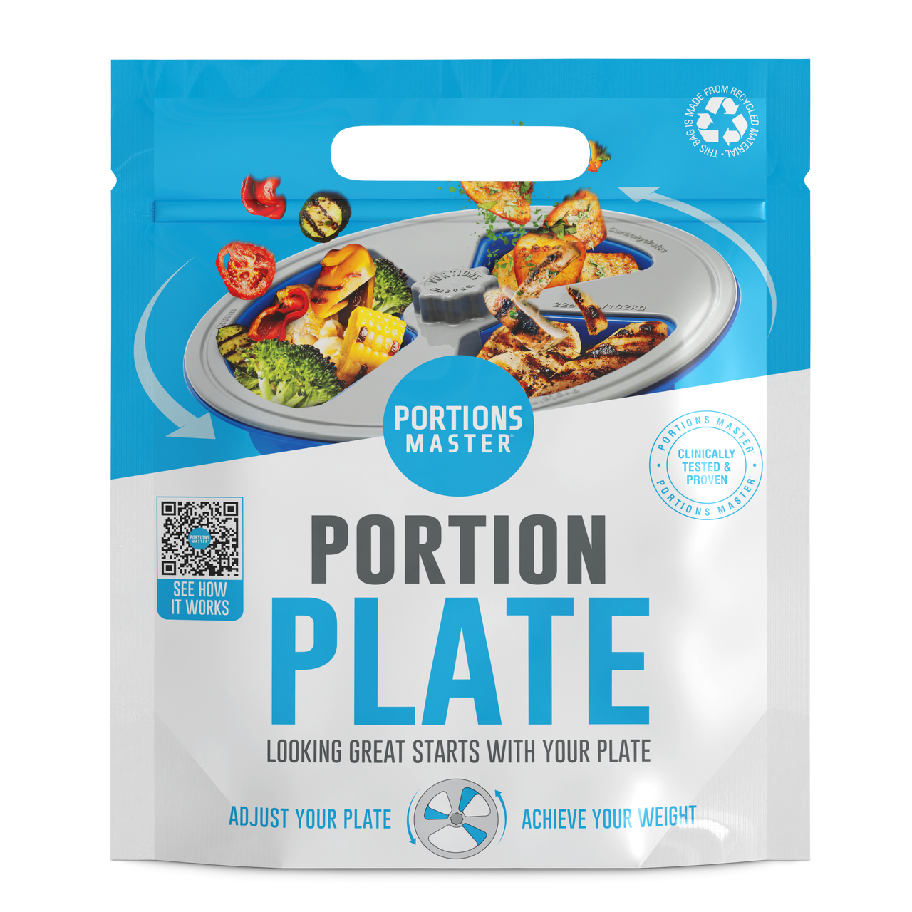 Portions Master Plate Bag Front