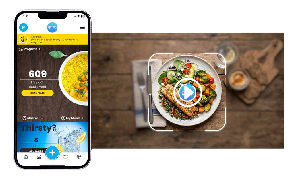 Portions Master app preview
