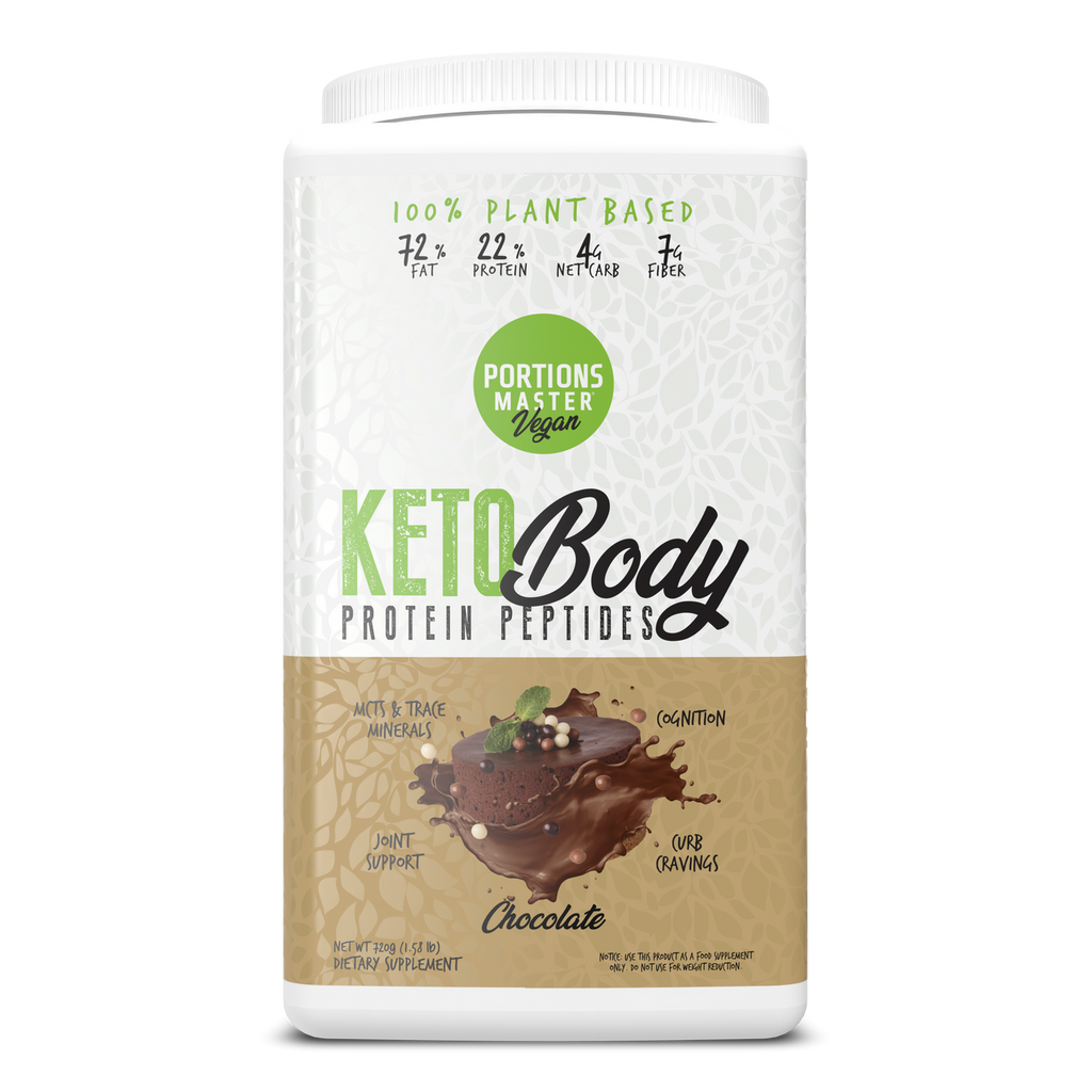 Portions Master Keto Body Protein Peptides Chocolate Front