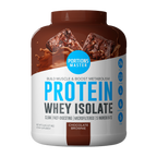 Portions Master Non-GMO Cross-Flow Microfiltration Whey Protein Isolate, Sweetened with Stevia | 5 lb. | Chocolate Brownie Front
