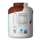 Portions Master Non-GMO Cross-Flow Microfiltration Whey Protein Isolate, Sweetened with Stevia | 5 lb. | Chocolate Brownie Right