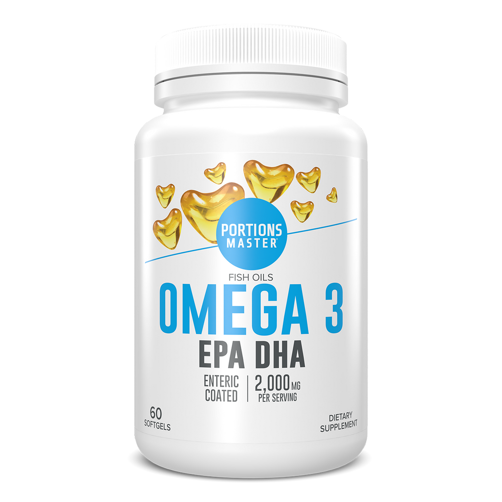 Portions Master Omega 3 Fish Oil Front