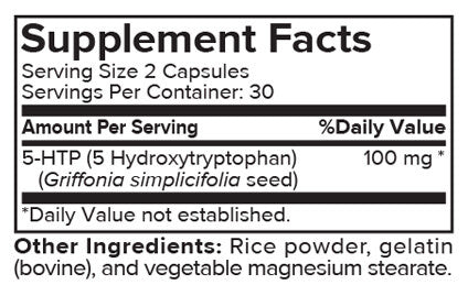 Portions Master 5HTP Supplement Facts
