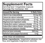 Portions Master Electrolyte Plus Supplement Panel