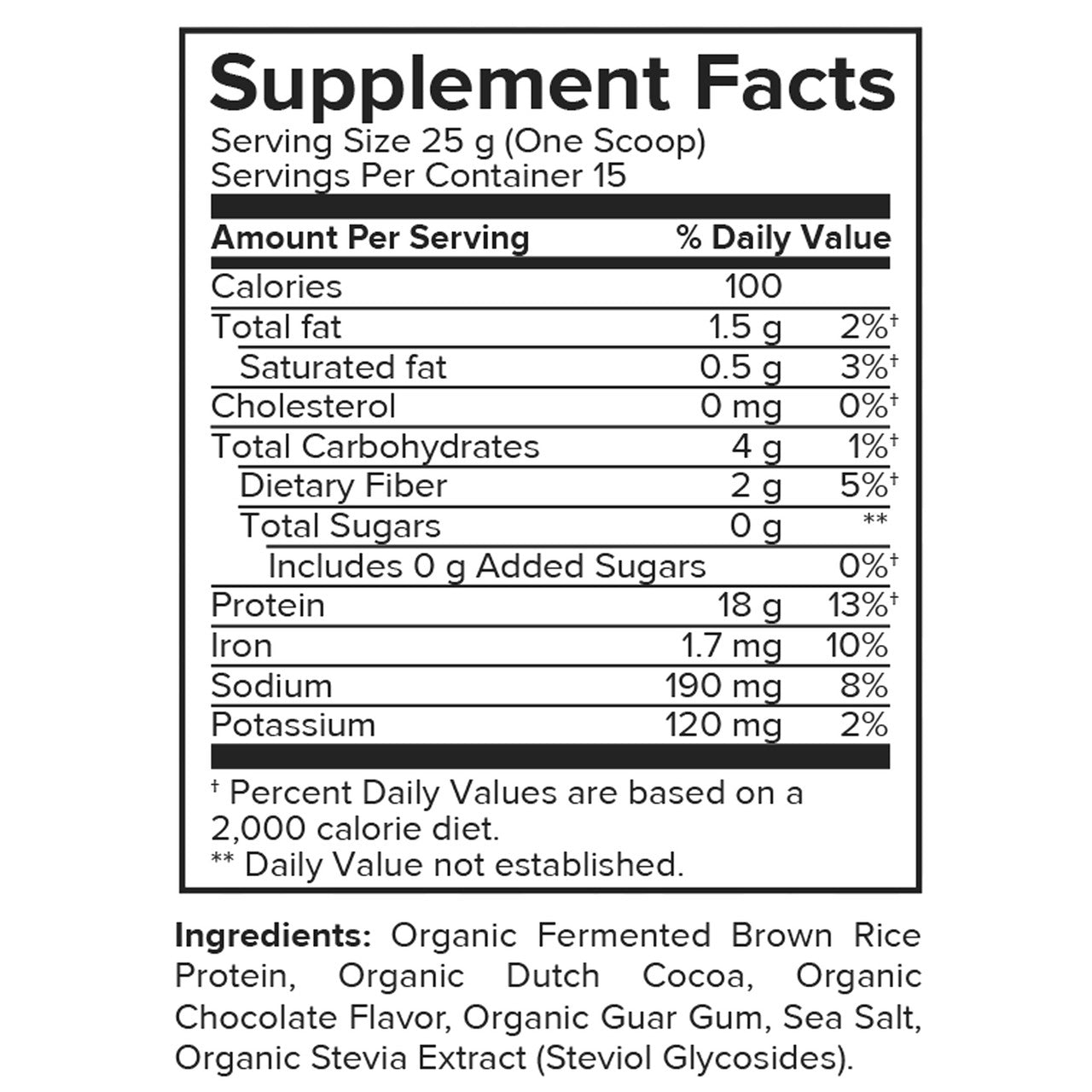 Portions Master Vegan Plant Protein Chocolate 375g Supp Panel