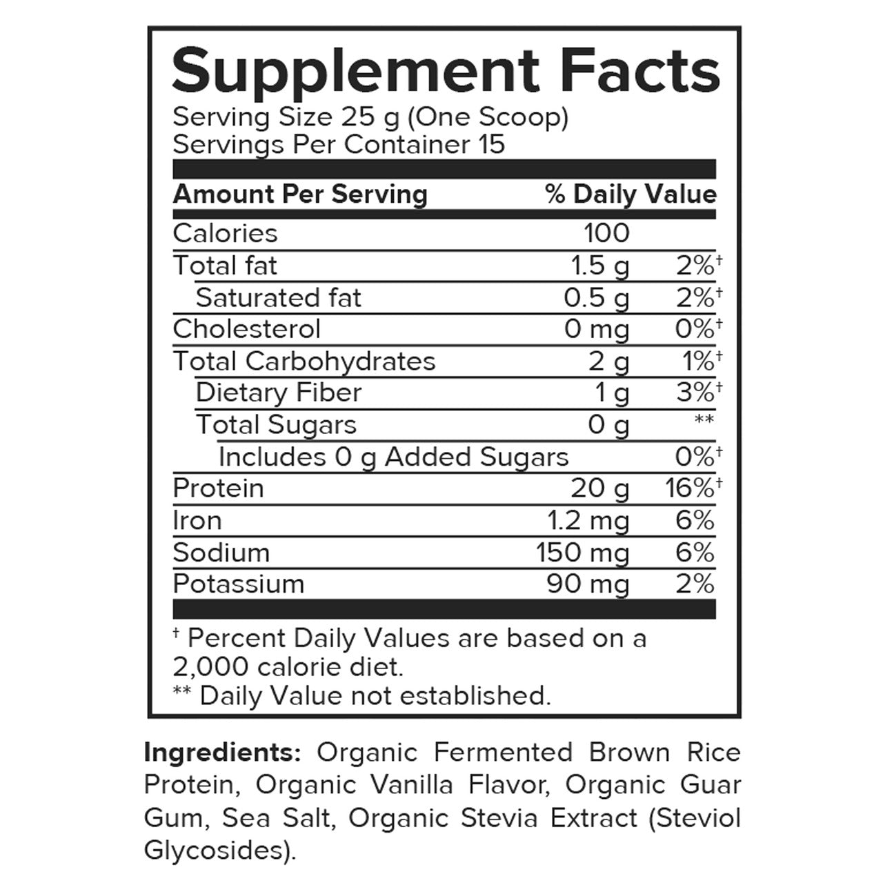 Portions Master Vegan Plant Protein Vanilla 375g Supp Panel