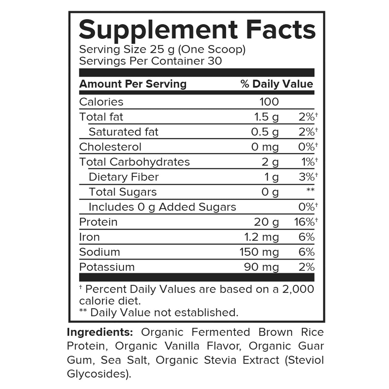 Portions Master Vegan Plant Protein Vanilla 750g Supp Panel
