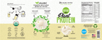 Portions Master Vegan Plant Protein Vanilla 750g Label