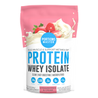 Portions Master Non-GMO Cross-Flow Microfiltration Whey Protein Isolate, Sweetened with Stevia (2 lbs) | Strawberry Front