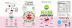 Portions Master Vegan Protein Blend Berry 750g Label