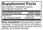 Portions Master Vitamin D3 Supplement Panel