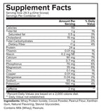 Portions Master Non-GMO Cross-Flow Microfiltration Whey Protein Isolate, Sweetened with Stevia (2 lbs) | Peanut Butter Cup