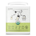 Portions Master Vegan Plant Protein Unflavored 375g Back