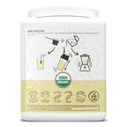 Portions Master Vegan Plant Protein Vanilla 375g Back