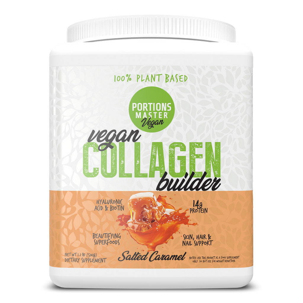 Portions Master Vegan Collagen Builder Salted Caramel Front