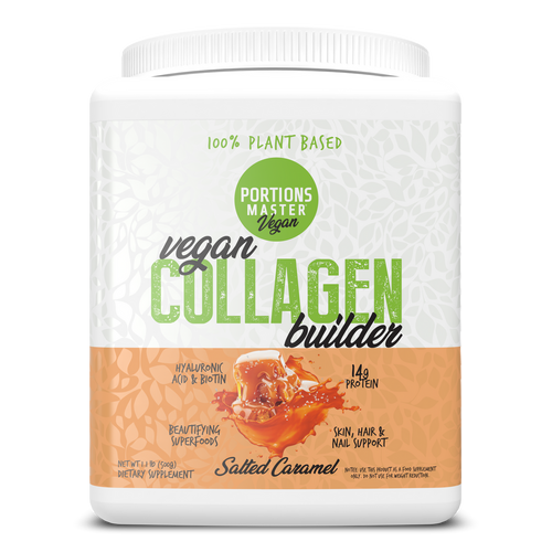 Portions Master Vegan Collagen Builder Salted Caramel Front