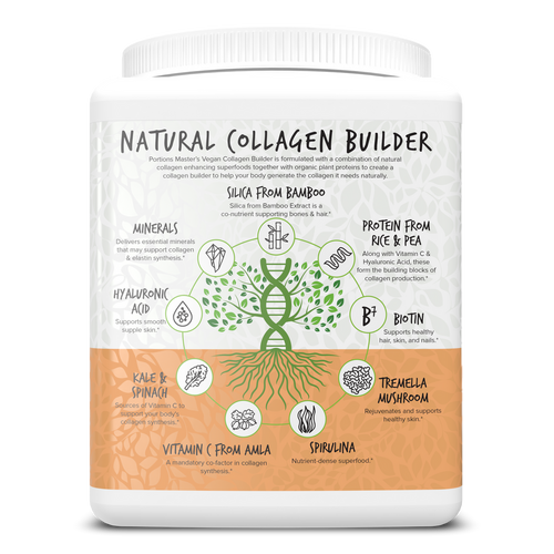 Portions Master Vegan Collagen Builder Salted Caramel Left