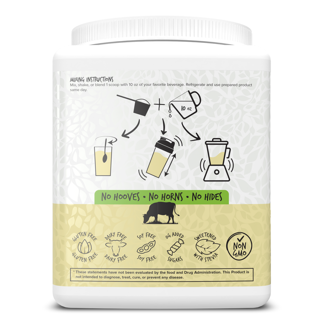 Portions Master Vegan Collagen Builder French Vanilla Back