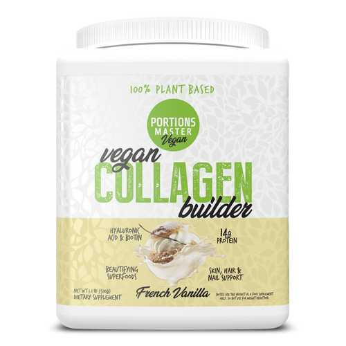 Portions Master Vegan Collagen Builder French Vanilla Front