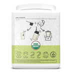 Portions Master Vegan Protein Blend Unflavored 375g Back