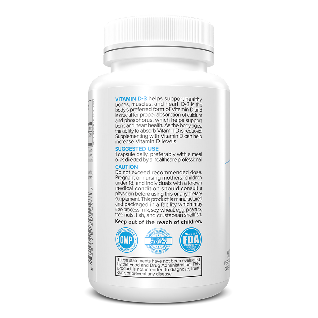 Portions Master Vitamin D3 Left