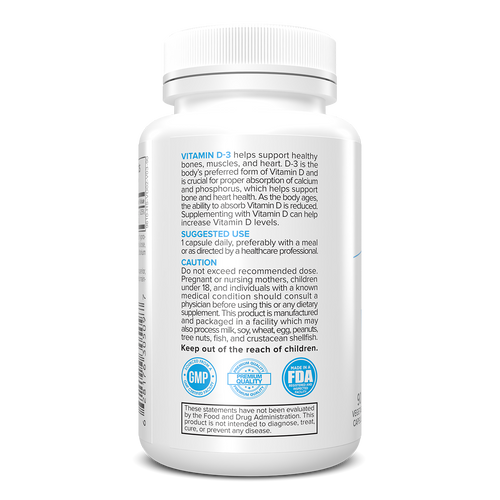 Portions Master Vitamin D3 Left