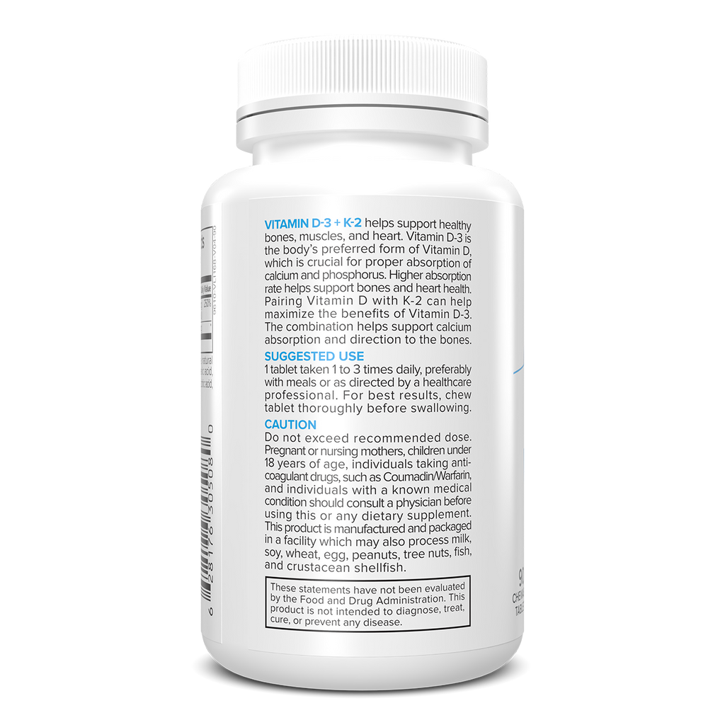 Portions Master Vitamin D3 & K2 Left