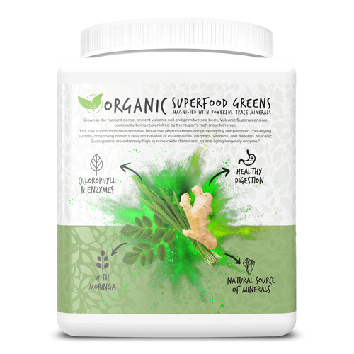 Portions Master Vulcanic Supergreens Mint Left