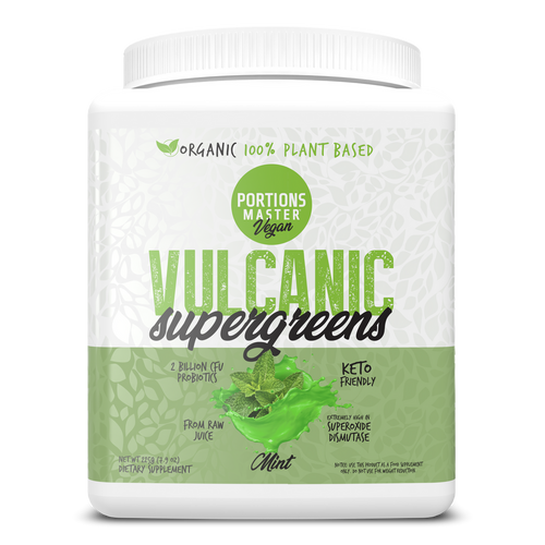 Portions Master Vulcanic Supergreens Mint Front