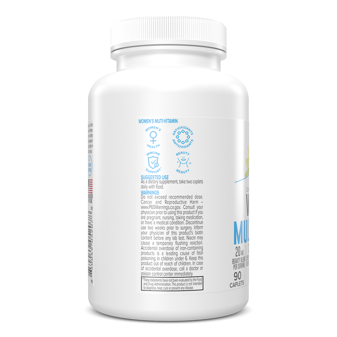 Portions Master Women's Multi-Vitamin Left